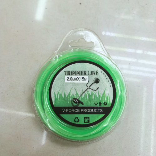 割草机配件打草绳圆形15m泡壳打草绳2.4/2.7/3.0/3.3MM尼龙打草绳