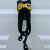 Gwy Dingding Hardware Luggage Rope Black Leather Partition