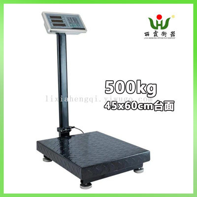 High Precision Weighing 500kg Platform Scale Electronic Pricing Scale Factory Weighing Device Foldable Weighing Scale