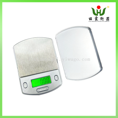 Electronic Scale Thin and Portable Jewelry Scale for Gold Weighting High Precision Density Scale 0.01G 15116