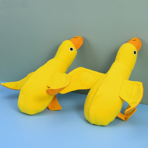 宠物毛绒发声玩具狗狗玩具中大型犬嗅闻训练磨牙猫玩具大黄鸭定制