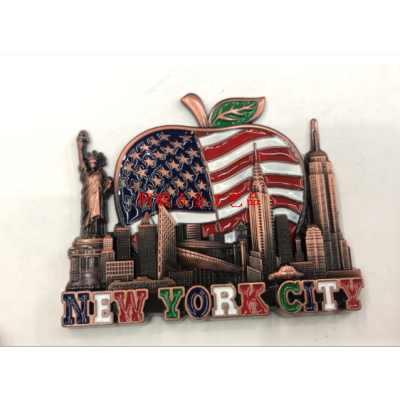American Souvenir American Keychain New York Keychain New York Refridgerator Magnets New York Souvenir Metal Keychains