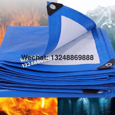 SOURCE Manufacturer Brand New Material German Blue Plastic Tarpaulin Waterproof Cloth Waterproof and Sun Protection Shad