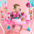 Disney Minnie Baby Bouncing Chair Baby Gymnastic Rack Jumping Chair 0-1 Years Old Toy with Baby Artifact