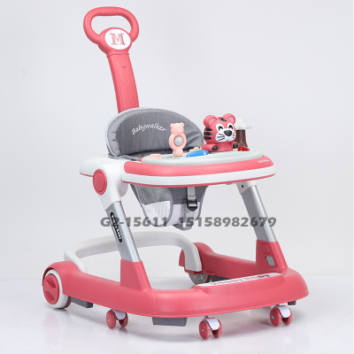Walker Anti-O-Leg Anti-Flip Baby with Hand Push Foldable Three-Four-in-One Baby Fantastic Product 2023 New