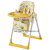 Children's Dining Chair Baby Dining Table Reclinable Chair with Wheels Height Adjustment