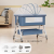 Baby Crib Newborn Bed Stitching Big Bed Baby Shaker Bb Children's Bed Cradle Bed Multifunctional Mobile Foldable