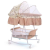 Baby Crib Baby Bed Multifunctional Portable Portable Foldable Newborn Cradle Bed Box with Wheels
