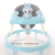 Baby Walker Multifunctional Anti-Rollover Anti-O Folding 6-18 Months with Music and Phone Stand