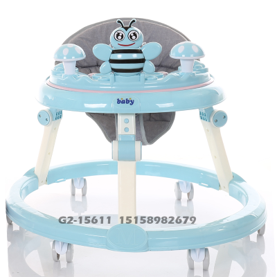 3-in-1 Baby Waller,Infant Walker with Toys,Foldable Baby Walker for Infants