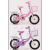 Little Princess Children's Bicycle Exercise Riding Baby Walking Smooth Luminous Basket Toy