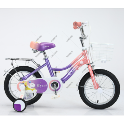 Sweet Princess Children's Bicycle Exercise Riding Baby Walking Smooth Luminous Basket Toy