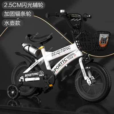 Tb011 Children's Bicycle Exercise Riding Baby Walking Smooth Luminous Basket Toy