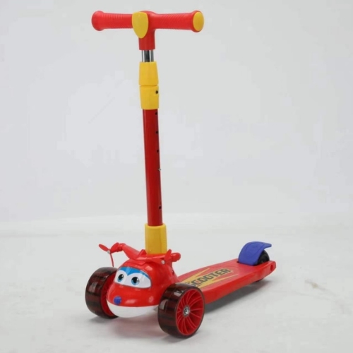 New Children scooter Handlebar Height Adjustable One-Click Folding Scooter Baby Scooter Music Light