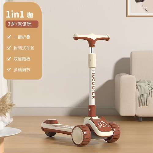 Children‘s Scooter Foldable Universal Wheel Anti-Rollover