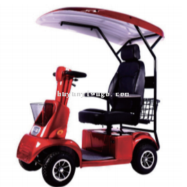 New Elderly Electric Scooter Four-Wheel Disabled Power Battery Car Home Intelligent Brake with Shed