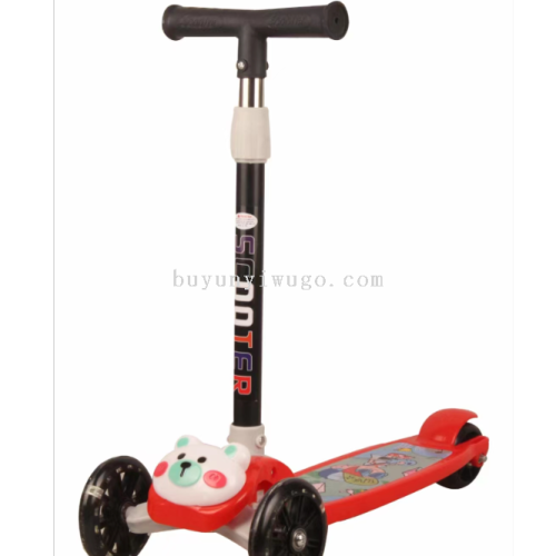 cartoon scooter children 1-3-6 years old 2 boys pedal baby can sit riding slippery girl princess luge
