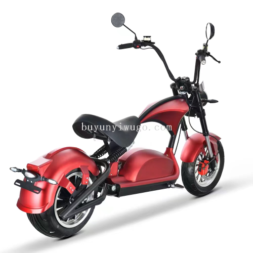 new model prince car pu harley wide tire electric car battery car adult city scooter harley car