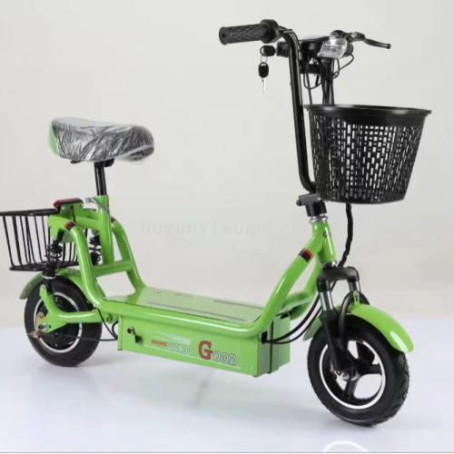 small mini folding electric car with baby battery car for boys and girls walking at work electric bicycle