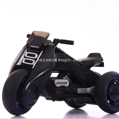 children‘s electric motor toy car can sit for boys and girls rechargeable tricycle baby double drive battery stroller