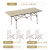 Egg Roll Table, Outdoor Folding Table, Table and Chair Set, Travel Table and Chair, Dining Table and Chair