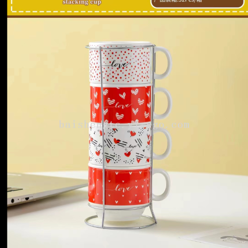 马克杯  陶瓷杯  套杯