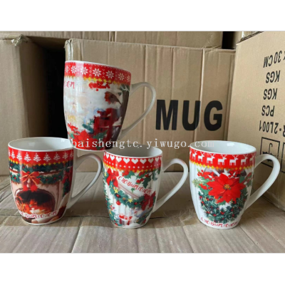 New Christmas Ceramic Cup Christmas Marker Pen