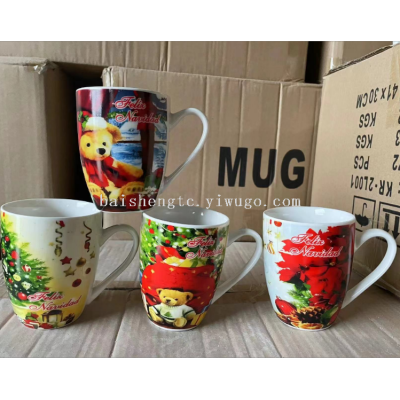 2025 New Christmas Ceramic Cup Ceramic Christmas Cup