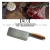 Yangjiang Stainless Steel Kitchen Knife Set Foreign Trade Knife Imitation Wooden Handle Mirror Light Set Knife Star Dot Pattern Set Knife 8-Piece Set Knife Kitchenware