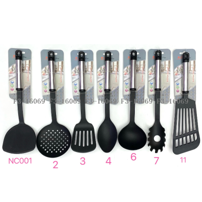 High Temperature Resistant Pp Nylon Shovel Non-Stick Pan Dedicated Spatula Fishing Powder Scratching Shovel Soup Spoon Meal Spoon Kitchenware Set