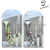 Double-Sided Suction Card 4-Piece Knife Set Stainless Steel Chef Knife Meat Cutter Vegetable and Fruit Melon Planer Scissors