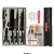 Stainless Steel Kitchen Knives Set Rose Gold Plating Head Marbling Handle Set Knife Gift Box 6-Piece Set