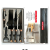 Stainless Steel Kitchen Knives Set Rose Gold Plating Head Marbling Handle Set Knife Gift Box 6-Piece Set