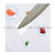 Kitchen Wide Surface Cleaver Fruit Knife Plastic Handle Chef Knife Household Kitchen Marbling Handle Cleaver