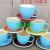 Ceramic Glaze Cup and Saucer Set, Coffee Set