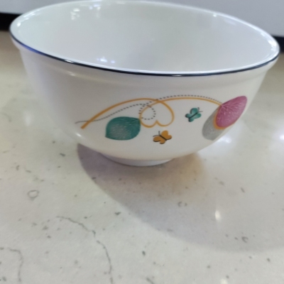 6-Inch Roast Flower Multi-Purpose Bowl Ceramic Noddle Bowl Salad Bowl Soup Bowl