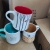 Ceramic Cup Personality Line Mug Creative Vintage Ceramic Milk Cup Office Female Household Water Cup Coffee Cup