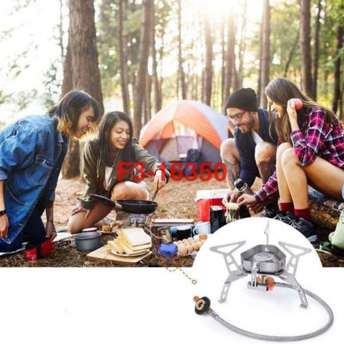 portable gas stove outdoor portable gas stove windproof fierce fire tee-head stove folding water boiling tea making gas stove