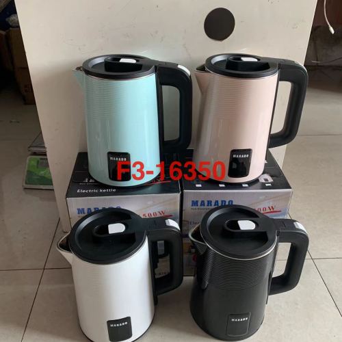 new electric kettle double wall insution anti-scalding electric kettle