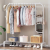 Simple Clothes Hanger Floor Folding Balcony Air Clothes Shelf Household Bedroom and Household Clothing Rod Folding Clothes Rack