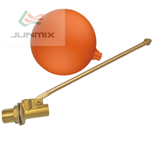 light brass floating ball valve all copper iron rod has 4 points water tower water tank special float valve 1/2 （15mm）