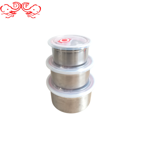 df99423 stainless steel crisper crisper korean crisper three-piece sealed crisper