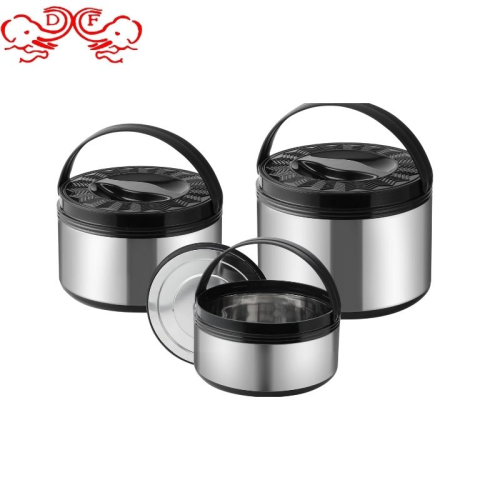 Df99105 Thermal Insulation Portable Pan Stainless Steel Insulated Lunch Box Fresh-Keeping Pot Large Capacity Handle Thermal Bucket Double-Layer Thermal Insulation