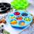 Hot Selling Product 7-Hole Silicone Cake Mold Edible Silicon Air Fryer Plate  round Pudding Mold Food Supplement Mold