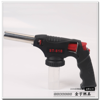 Foreign Trade Portable Multi-Functional Flame Gun Welding Gun Igniter Card Type Gas Spray Gun Head