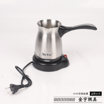 European Standard Stainless Steel Split Electric Coffee Pot Turkey Mini Electric Tea Brewing Pot Household