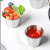 Stainless Steel Pudding Cup Seasoning Dish Western Food Creative Snack Plate French Fries Dish Tomato Sauce Black 