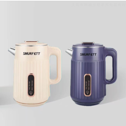 外贸双色热水壶2.5L 1500W  16pcs 大容量 防烫设计