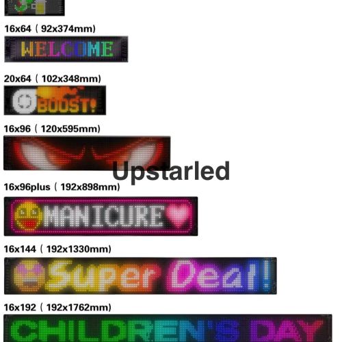 LED 随贴屏 蓝牙改字柔性屏 软屏车载屏16192