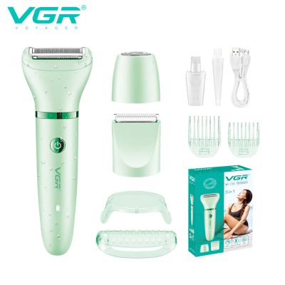 VGR Cross-Border Multi-Functional Three-in-One Women's ShaverIPX7Washing Care Lady Shaver Facial Cleaner735